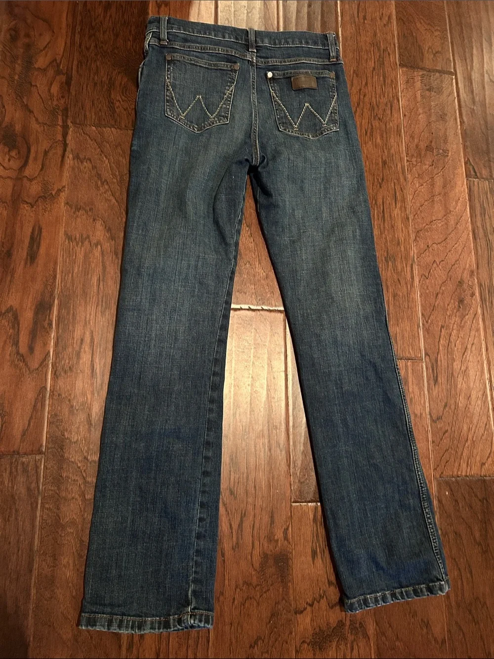 Wrangler Retro Slim Boot Dark Blue Jeans